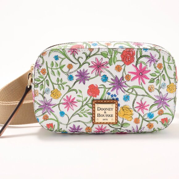 Dooney & Bourke Coated Cotton Wildflower Belt Bag  0310 - Picture 1 of 5